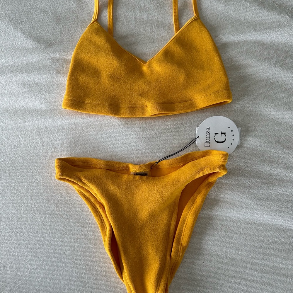 Hunza G yellow two piece